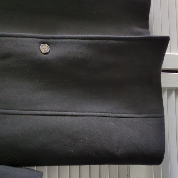 Nwt J. Crew 16 Black Midnight Wool Thinsulate Lined Midi Lady Day Coat Topcoat - Picture 4 of 13